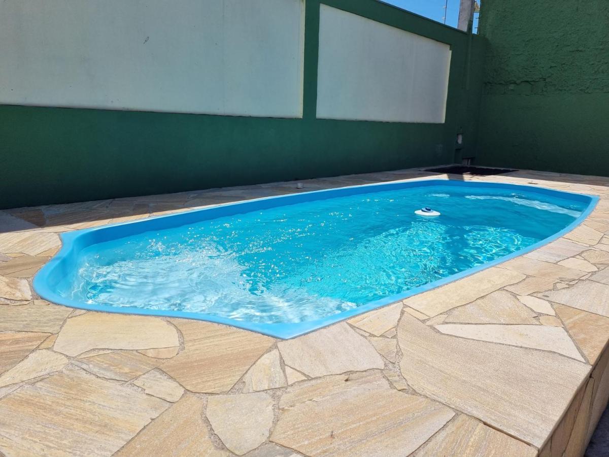 Confortável casa com piscina e churrasqueira a 100m da praia Caraguatatuba Esterno foto